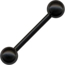 Stahl Gerade Hantel Zungepiercing & Co Stecker anodisiert