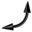 Stahl Banana Intim & Co Stecker anodisiert