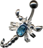 Silber Piercing mit Banana