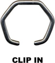 Titan Piercing Klemmkugel Ring