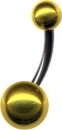 Titan anodisiert Piercing Stecker