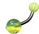Acryl Kugel mit Piercing Banana