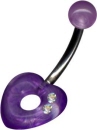 Acryl Kugel mit Piercing Banana