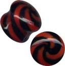 Glas Piercing Ohr Plug