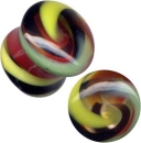 Glas Piercing Ohr Plug
