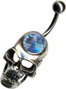Silber Piercing Schild.