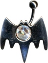 Silber Piercing Schild.