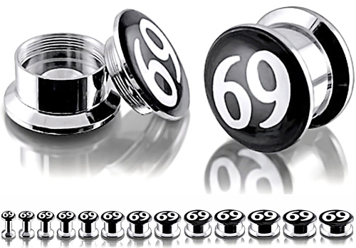 69_logo_piercing_plug