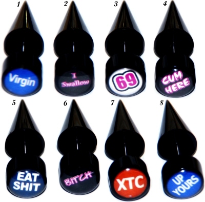Bio-Synthetic Piercingschmuck Logo Fake Plug.
