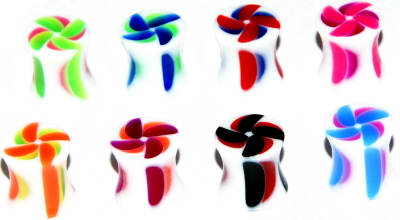 Bio-Synthetic Piercingschmuck Sattel Plug.