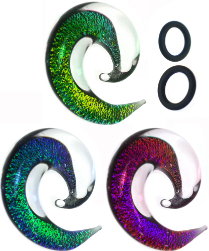 color_glas_piercing_expander_plug_spirale