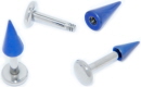 Titan Flat Back Labret, Ohr, Tragus & Co Stecker mit Kege.