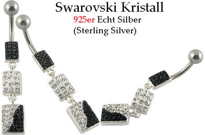 925 er Echt Silber Piercingschmuck