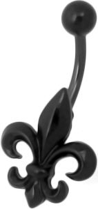 schwarzer_bauchnabelpiercing_lilie