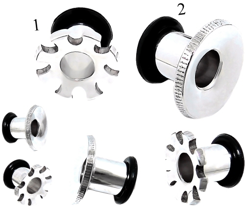 Ohr Tunnel Aus Kokosholz - Flesh Plug Aus Kokospalme Holz - Größen 3-25mm - Naturprodukt Hellbraun