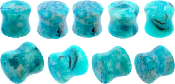 Acryl Ohrpiercing Schmuck Fake Plug, getigert Stab in 1,2 mm